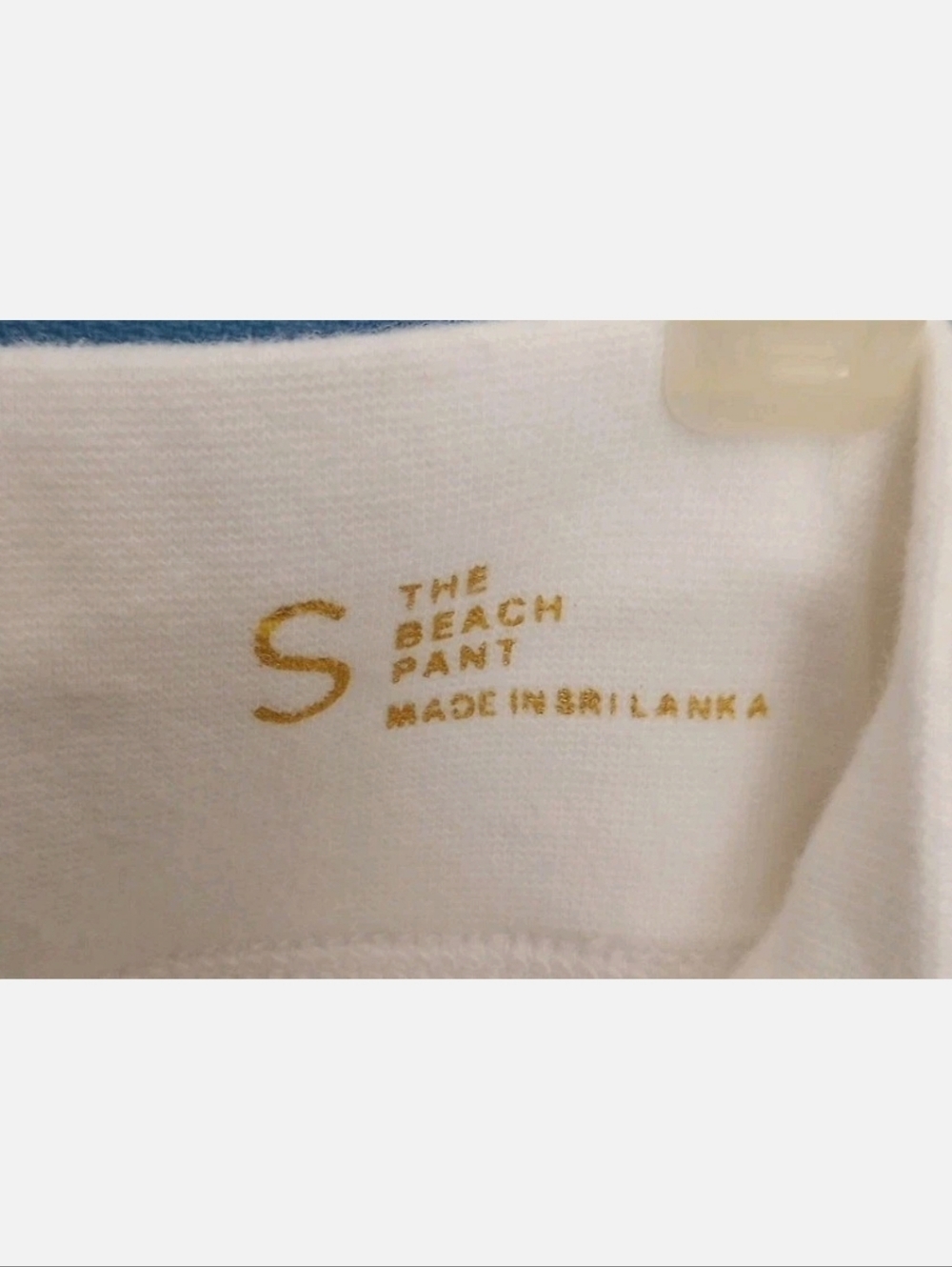 Lilly Pulitzer Linen Beach Pant Sz S Mid-Rise Wide Leg Drawstring White Costal - Picture 7 of 9